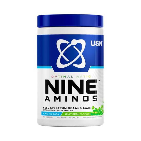 USN Nine Aminos (330g) Green Jelly Beans - Acides aminés