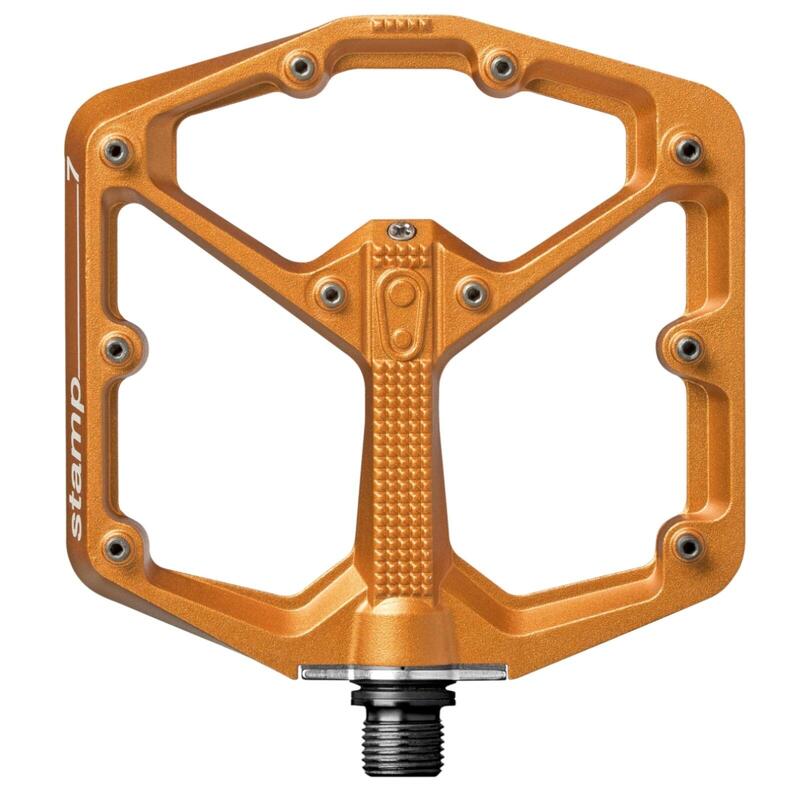 Pédales STAMP 7 large orange