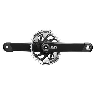 Sram KRG XX Eagle D1 T-Type 12-f.,32Z,165mm,sw,DUB,Alu,DM,o.Innenlag