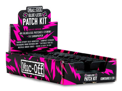 Muc-Off Reifenflicken Glueless Patch Kit Fahrrad Flicken Reifen Fahrradreifen