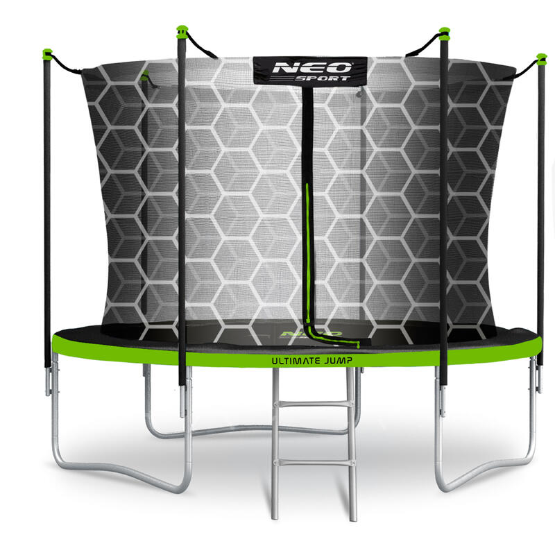 Trampolina ogrodowa z siatką wewnętrzną Neo-Sport 404cm 13ft
