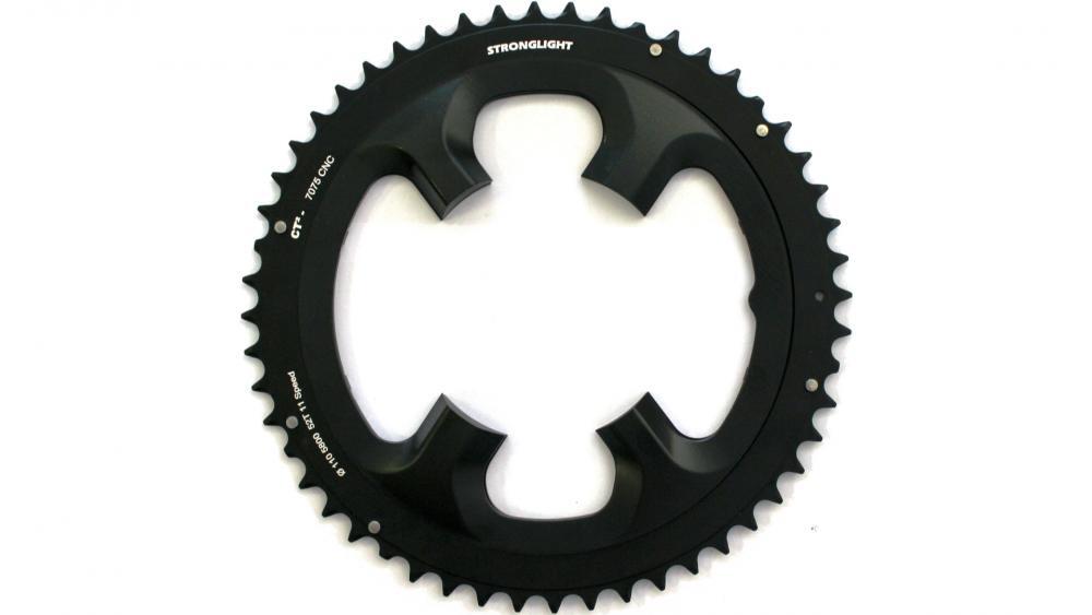 Stronglight plateau 7075 noir 11 vitesses 110 mm 52 dents Shimano FC-5800 3/3