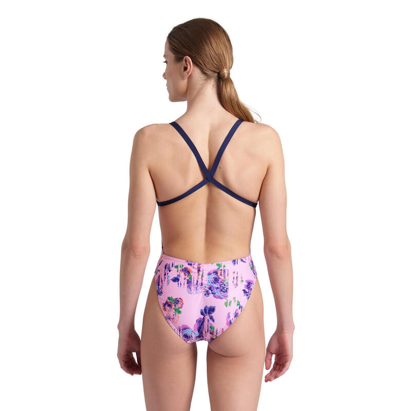 Costum de baie pentru femei Arena Rose Texture Swimsuit Xcro