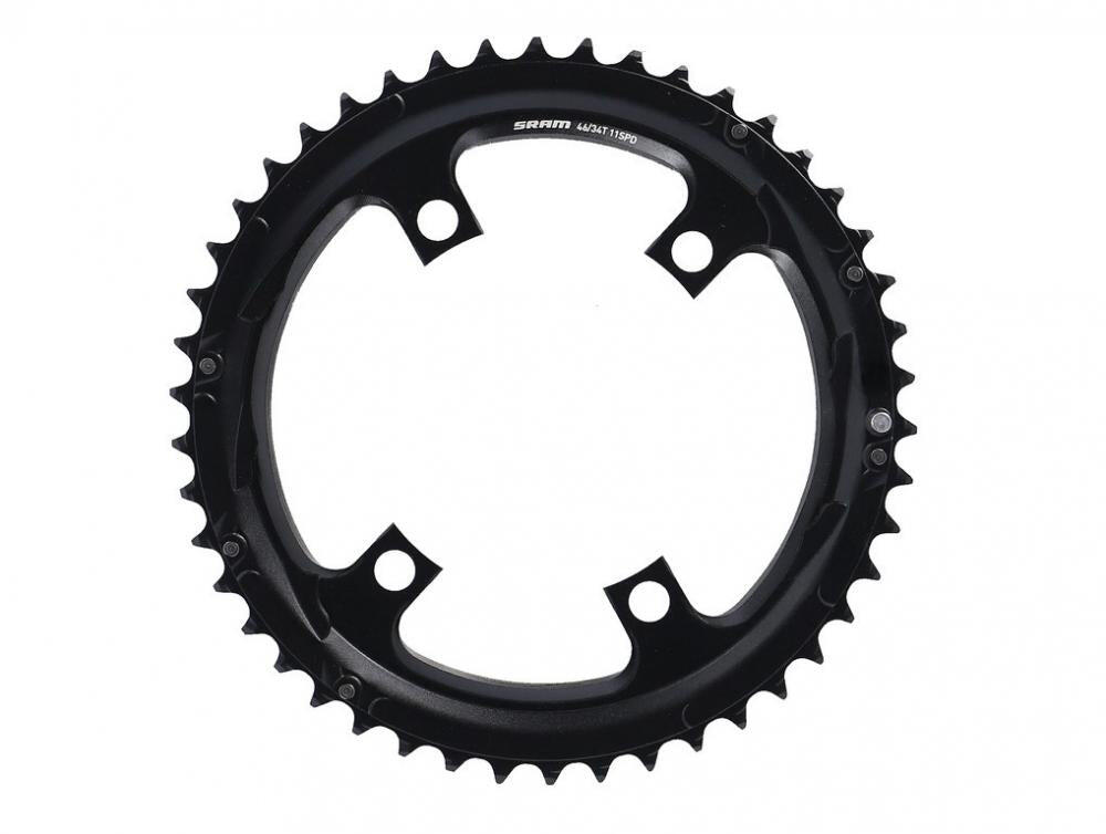 Corona SRAM S390 46T, alluminio, nero. 2/2
