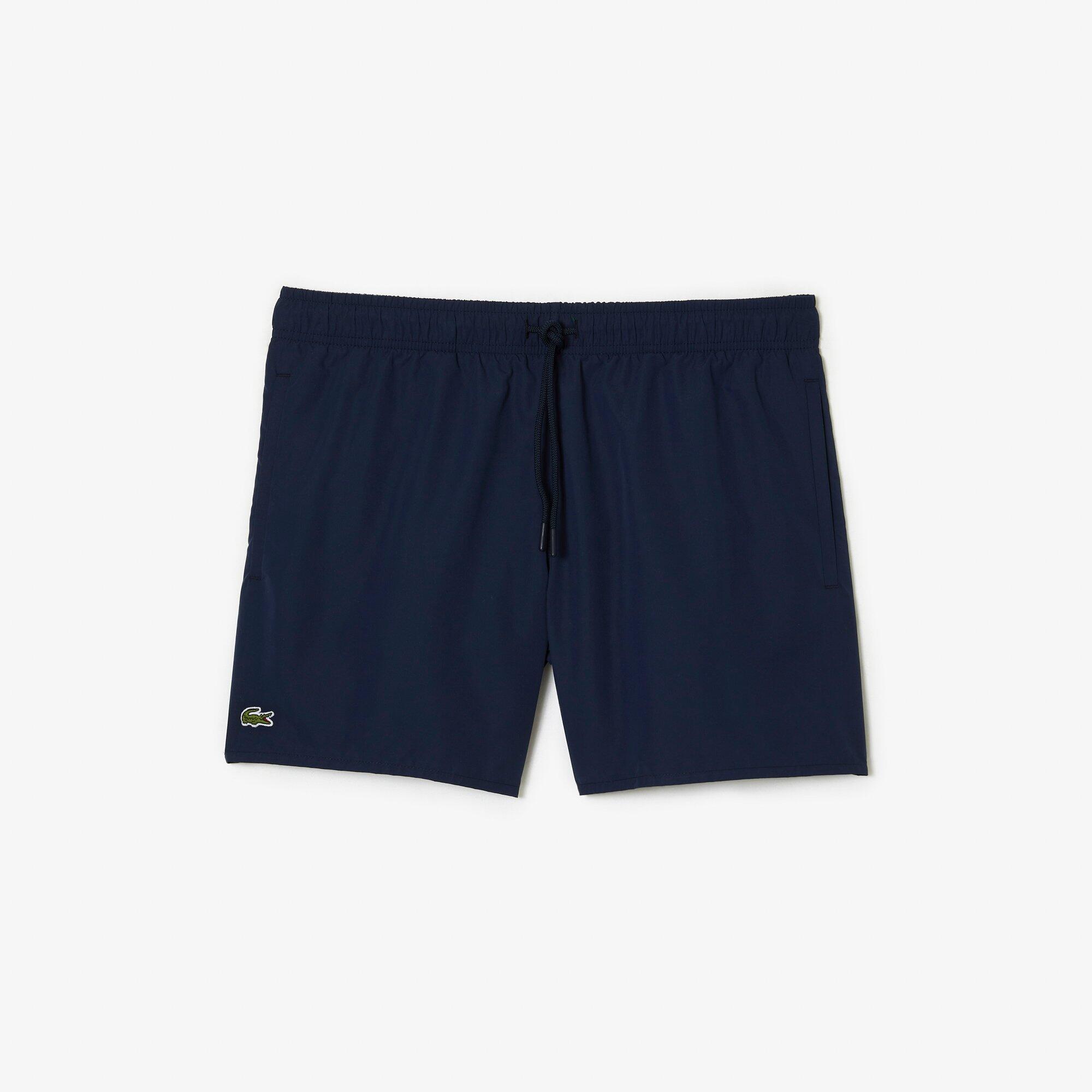 LACOSTE Lacoste Model Short Sleeved Ribbed Collar Kleur Blauw