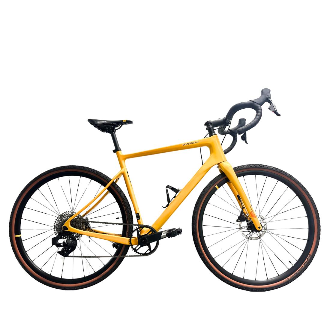 Boardman - Reconditionné - Vélo Gravel - Adv 9.2 Axs - Jaune - Vélo Gravel - Jaune - Moyen - Decathlon