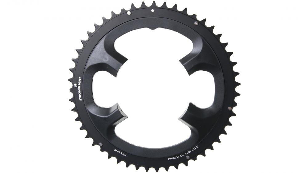 Stronglight Kettenblatt Type 105-110mm außen 51 Zähne, schwarz, 11-fach 2/3