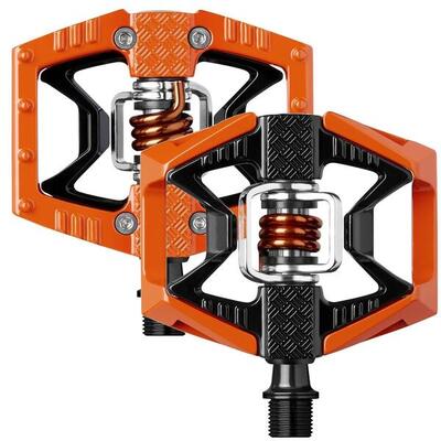 Crankbrothers pedals double shot orange black