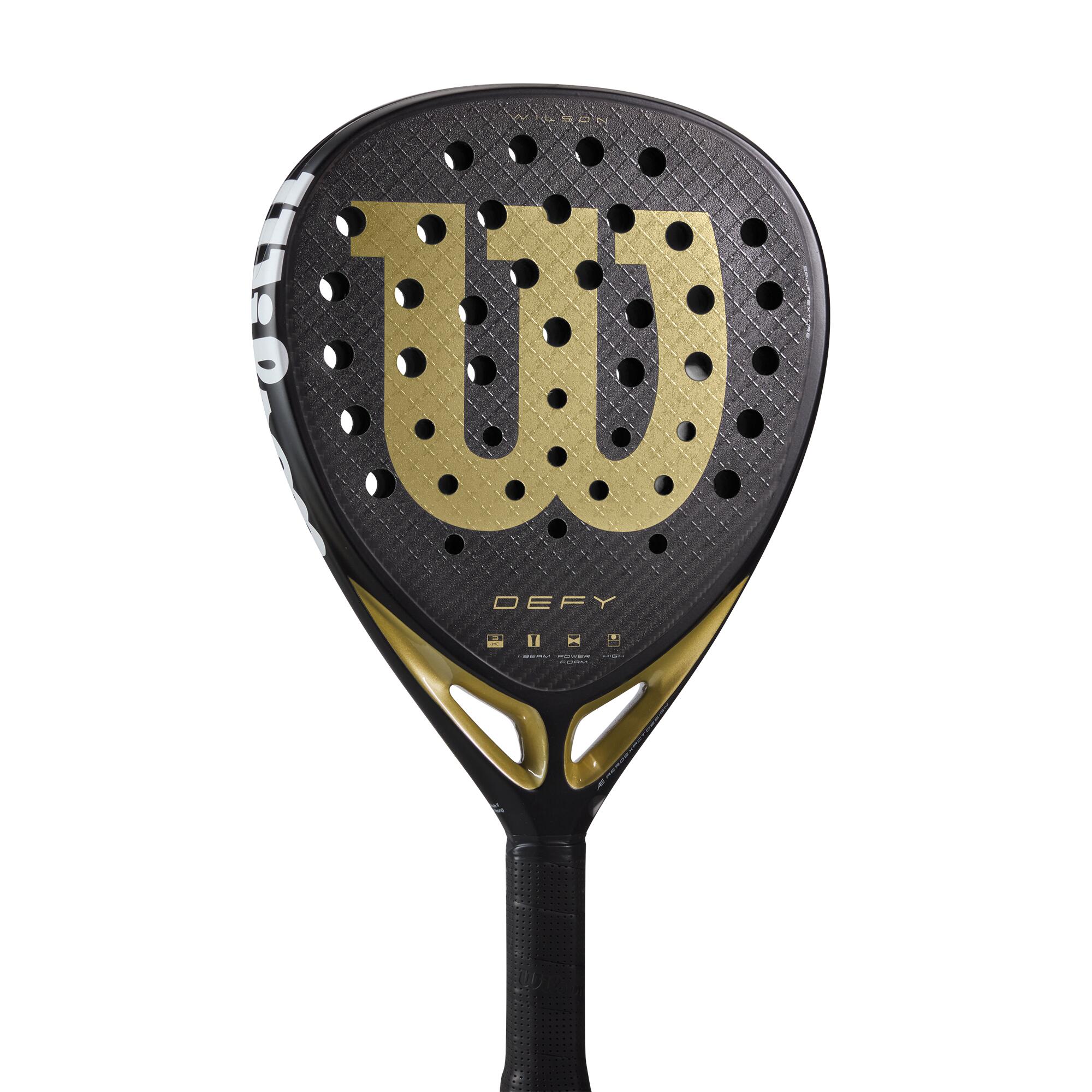 Wilson Defy V1 padelracket -  ZWART - unisex 5/7