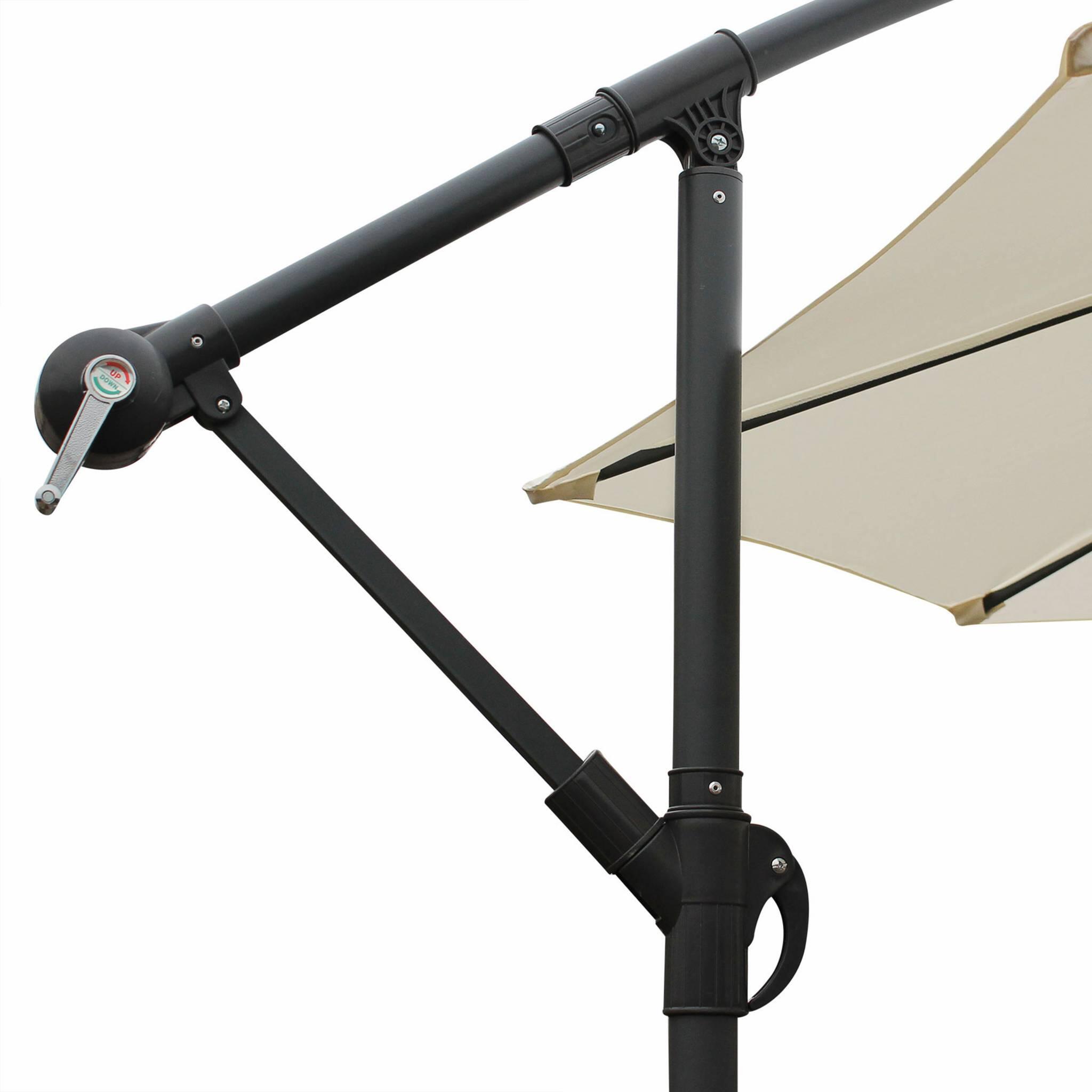 Parasol redondo 3m, Crudo 4/6