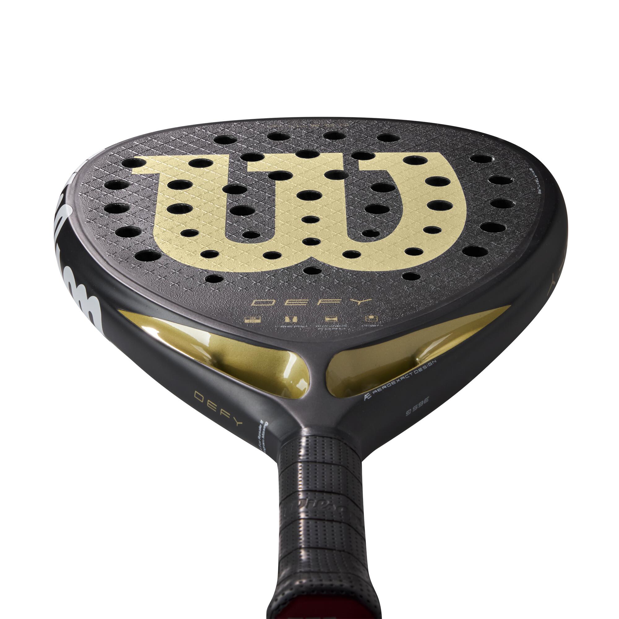 Wilson Defy V1 padelracket -  ZWART - unisex 4/7