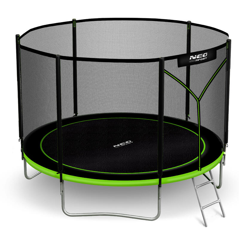 Trampolina ogrodowa z siatką zewnętrzną Neo-Sport 252cm 8ft