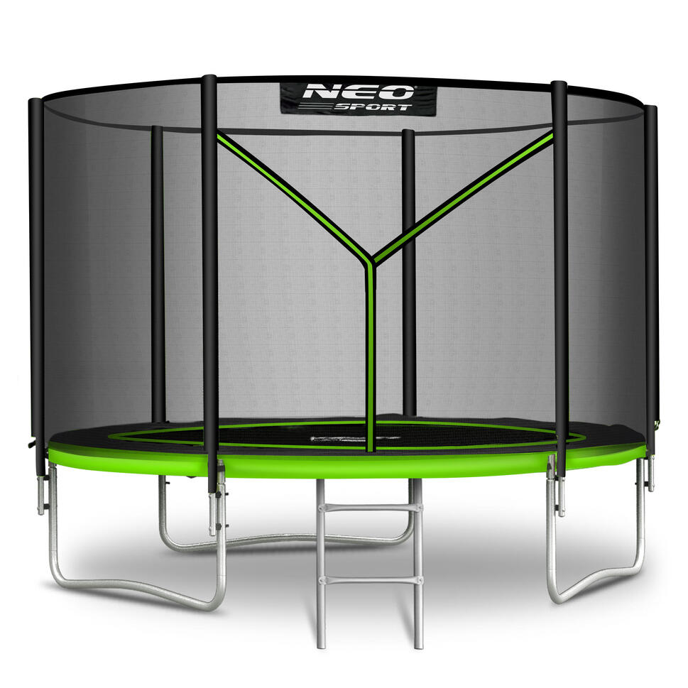 Trampolina ogrodowa z siatką zewnętrzną Neo-Sport 252cm 8ft