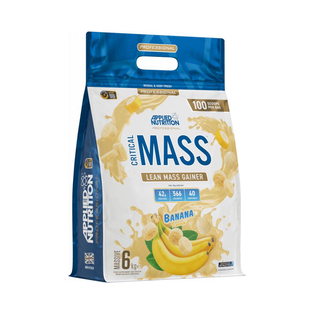 APPLIED NUTRITION Applied Nutrition Critical Mass Professional (6000g) Banana - Gewichtstoename
