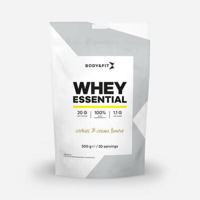 Whey essential - whey protein - cookies & cream - 500 gram