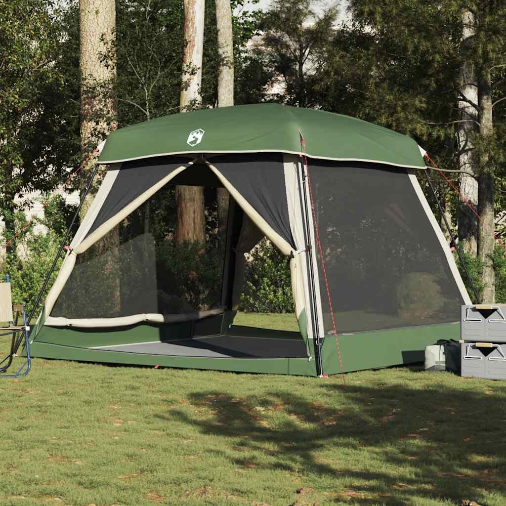 VidaXL tienda familiar impermeable para 6 personas, verde 4/7