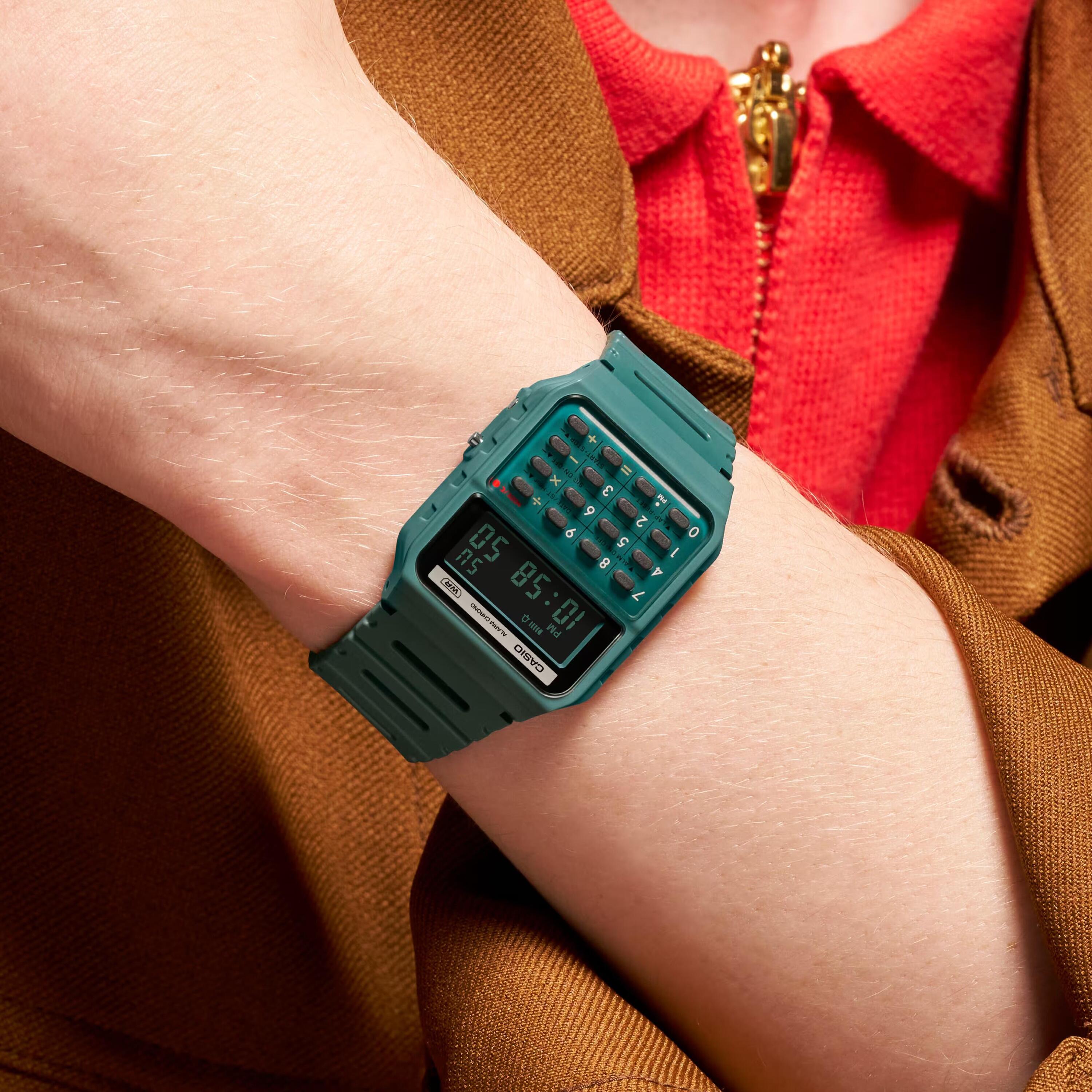 Casio Digital Montre Vert/Vert CA-53WB-3BEF 3/4