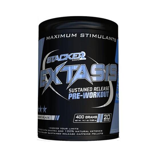 Stacker2 Extasis (20 serv) Fruit Punch - Pre-Workout - Pre-Workout Booster