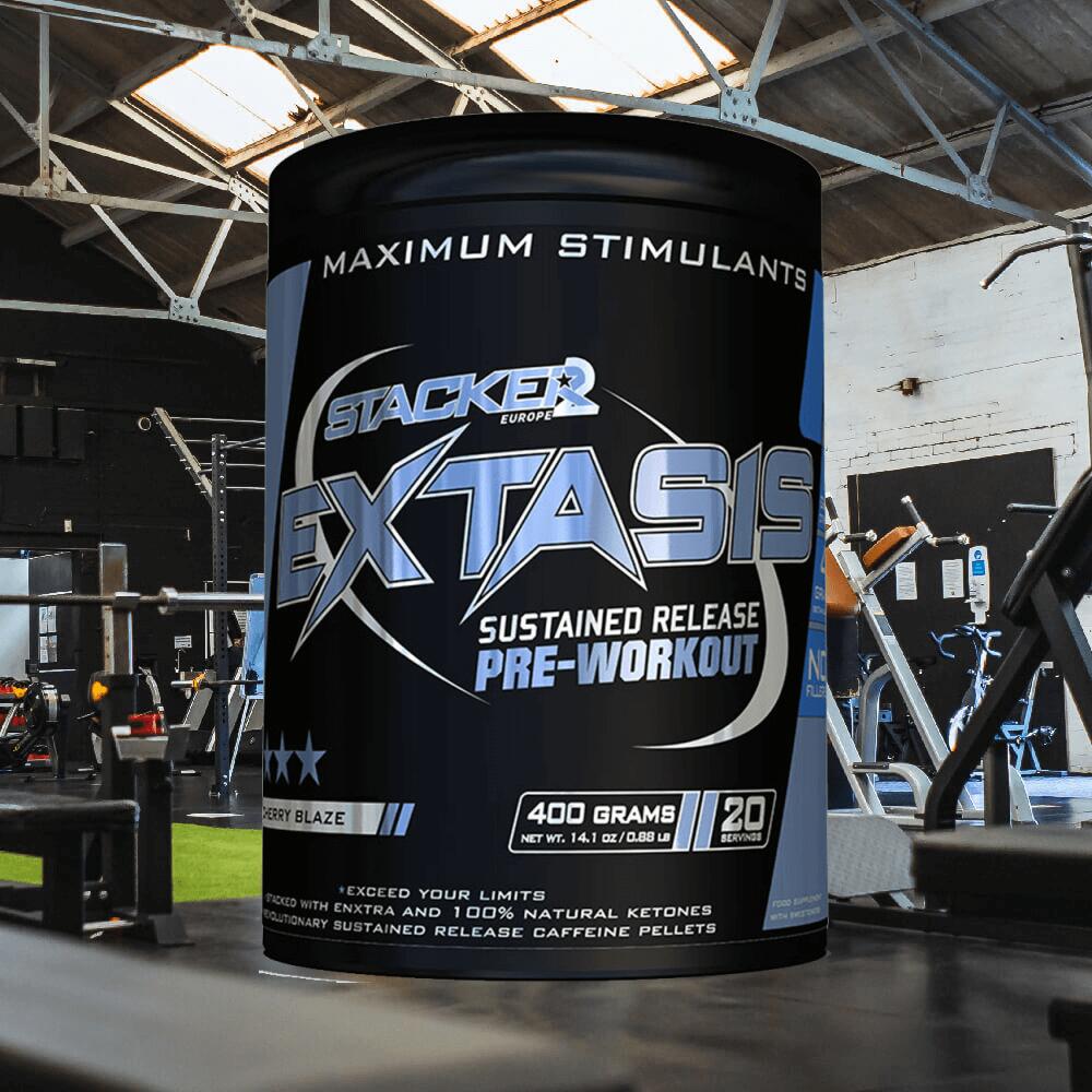 Stacker2 Extasis (20 serv) Cherry Blaze - Pre-Workout - Pre-Workout Booster 2/3