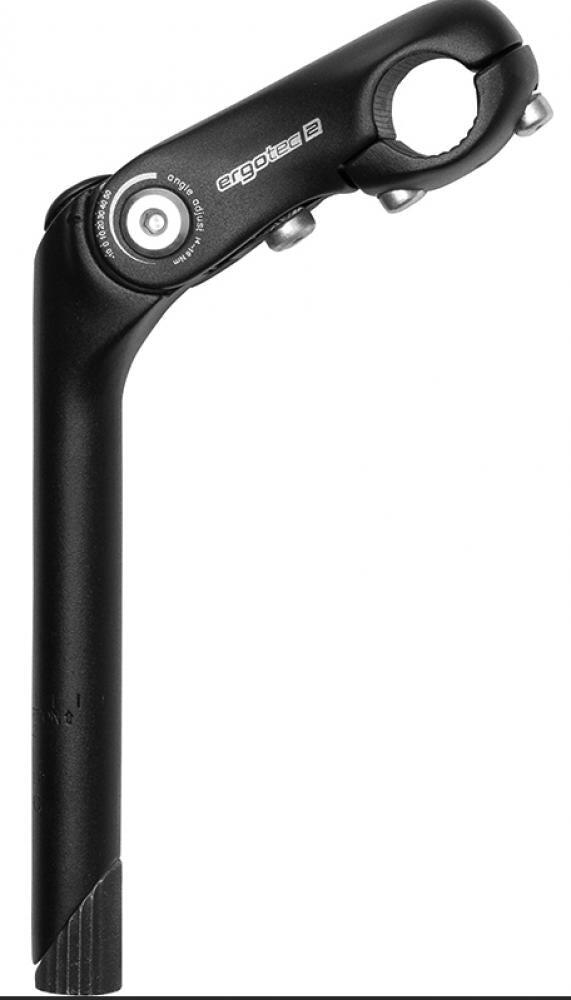 Ergotec Schaftvorbau KOBRA VARIO Ø=254/254mm Aluminium L=180/110mm -10/+50° 3/3