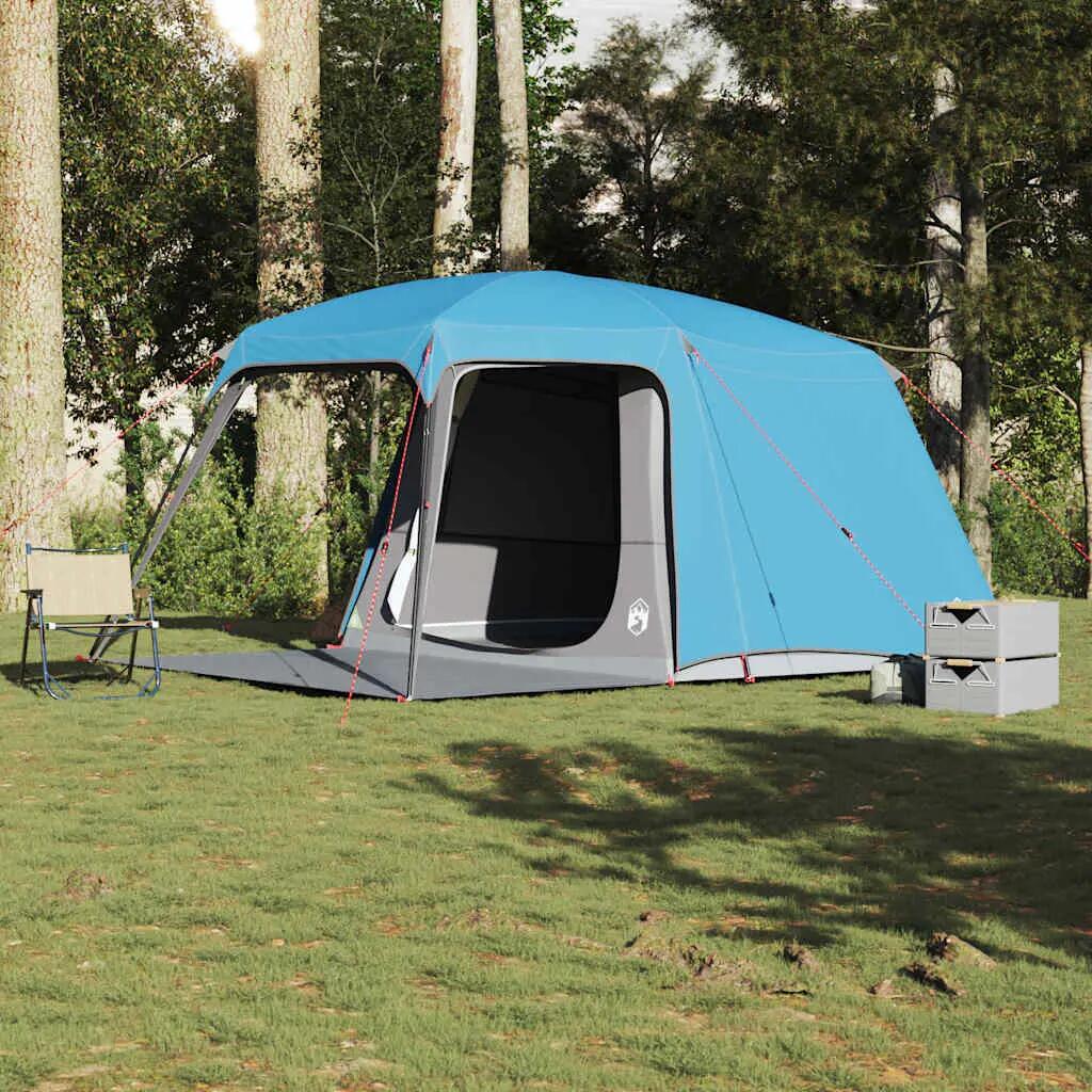 VidaXL Campingzelt mit Verandakuppel 5 Personen, wasserdicht, blau 3/7