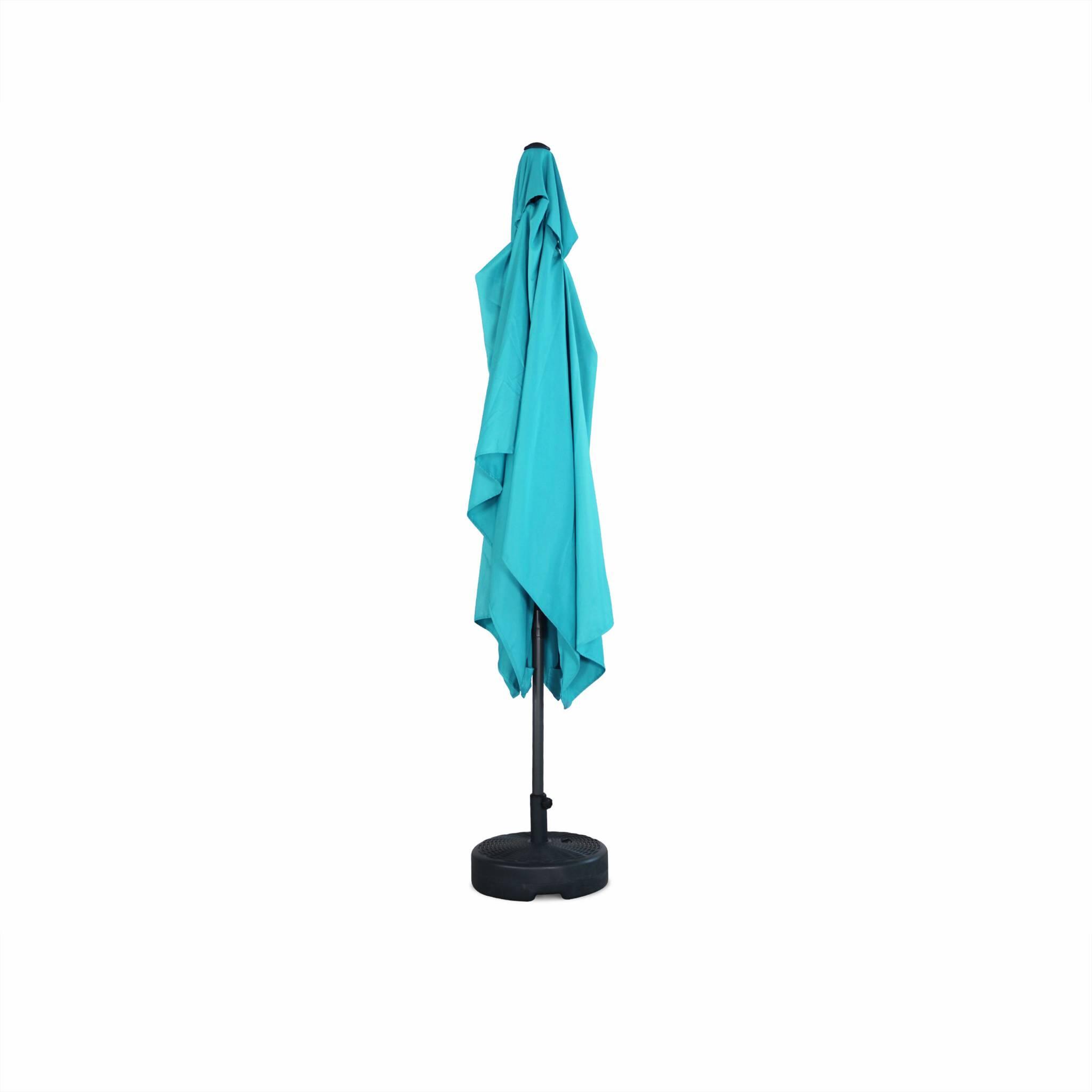 Parasol rectangular, 2x3m, Turquesa 4/6