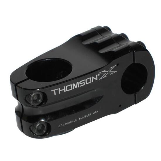 Thomson A-Head Vorbau Elite BMX schwarz 1-1/8" x 0° x 50mm x 22,2 mm Lenkerkl.