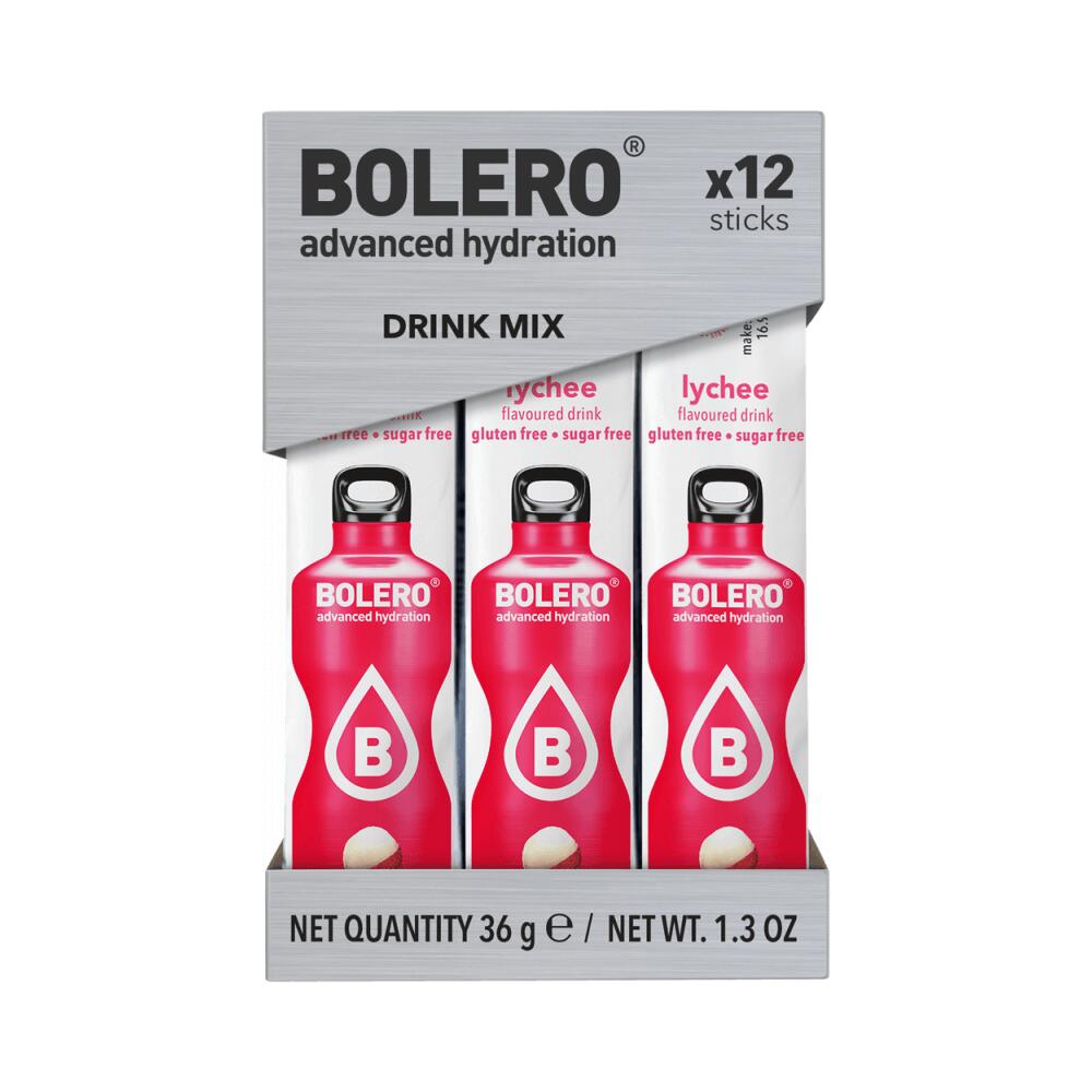 BOLERO Bolero Sticks (12x3g) Lychee - Intra e post allenamento - Intra-allenamento