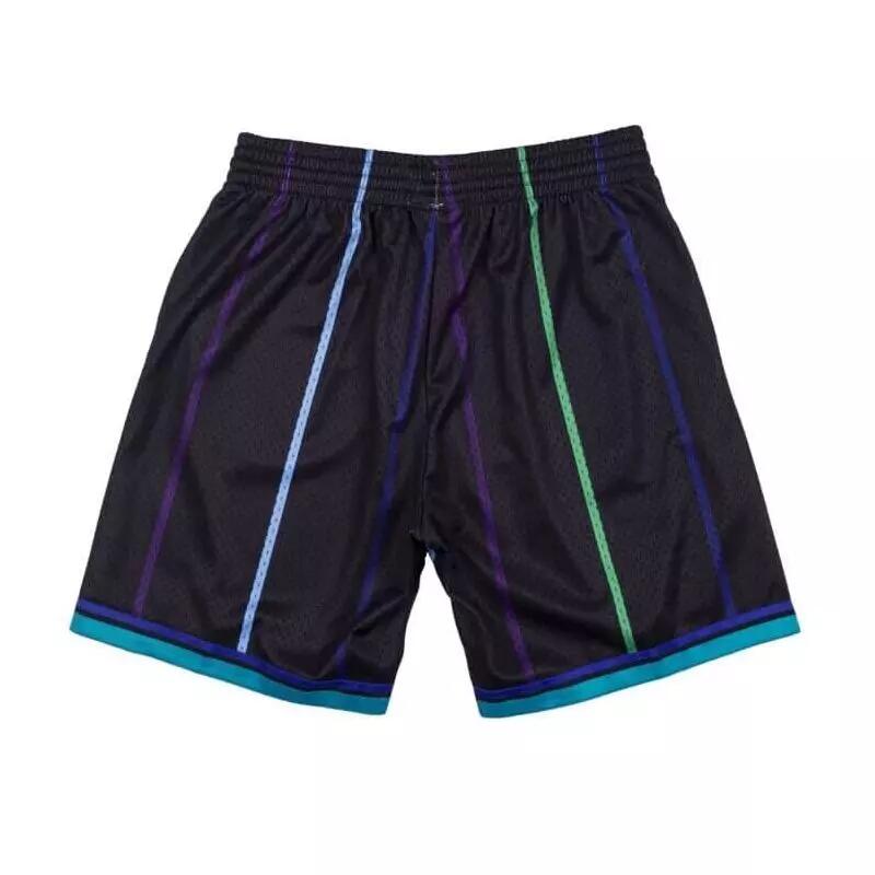 Short NBA Charlotte Hornets 1992-93 Mitchell & Ness Swingman Noir 2/4
