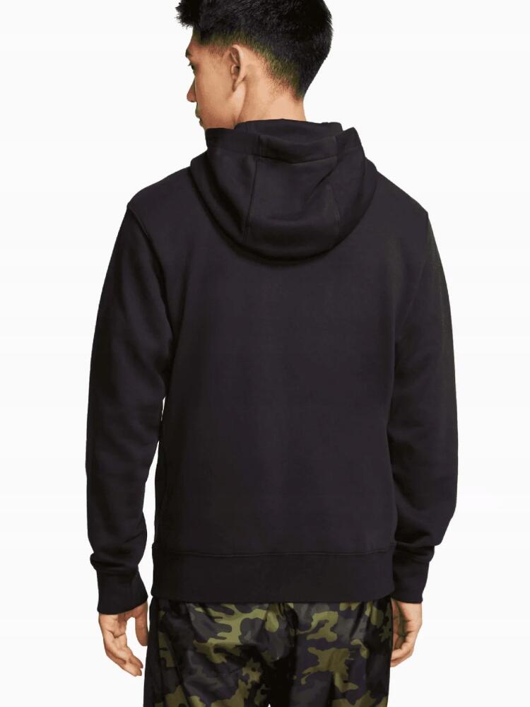Sweat à capuche zippé pour homme NIKE, en coton noir 4/7
