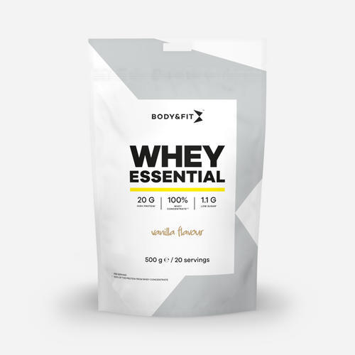 BODY&FIT Whey Essential - Whey Protein - Vanille - 500 gram