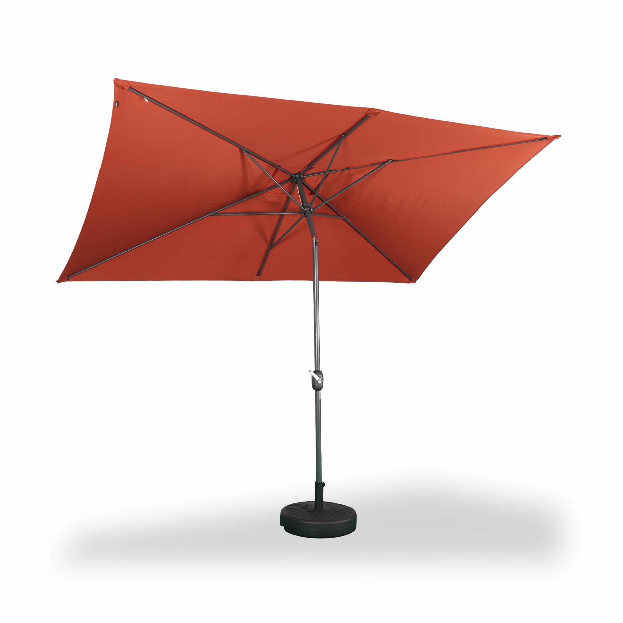 Parasol rectangular, 2x3m, Terracota 4/6