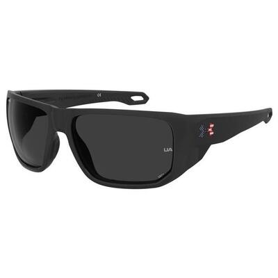 Under armour attack 2 sze gepolariseerde zonnebril zwart/zilver