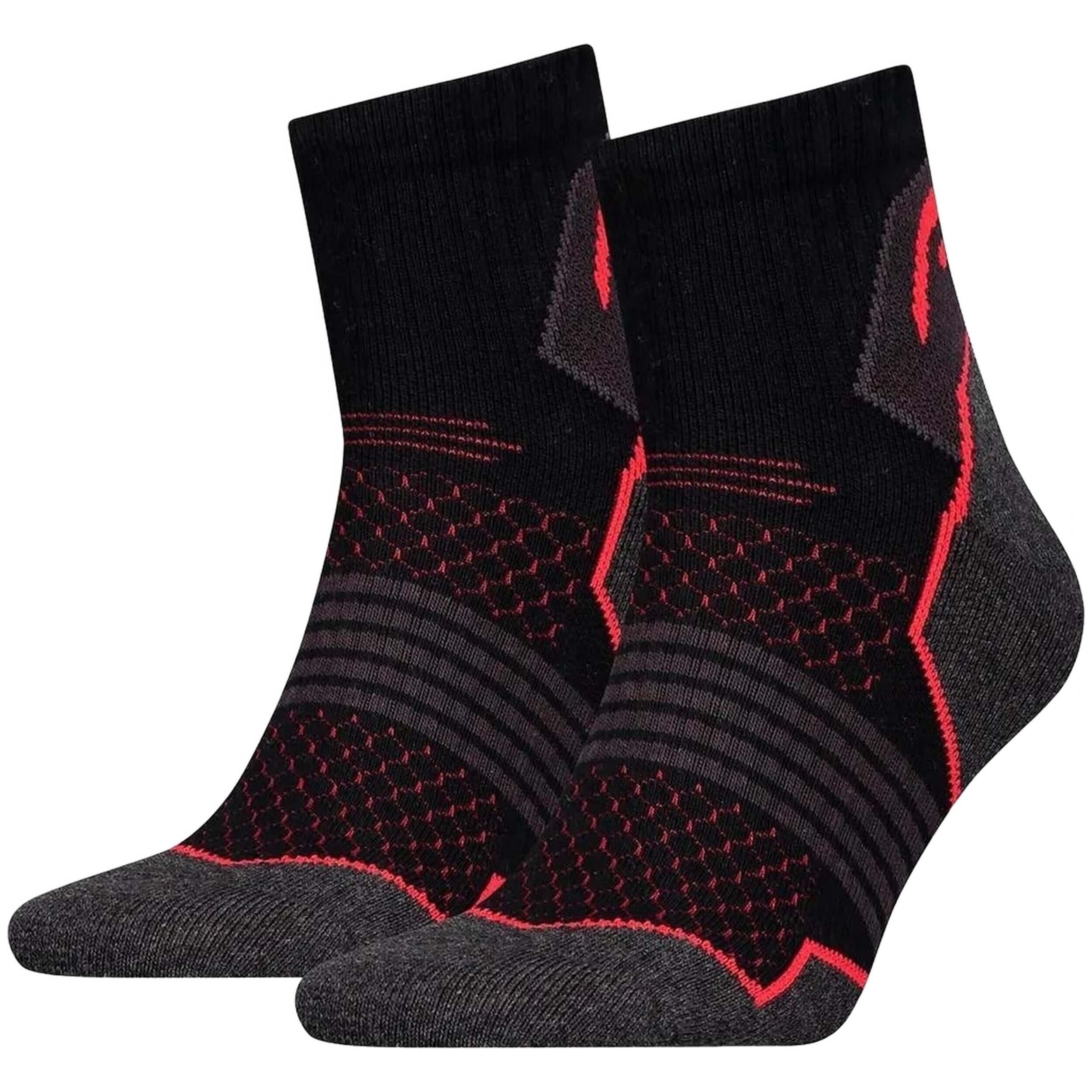 Oddychające unisex skarpetki do wędrówek - 2 pary Rozmiar 43-46