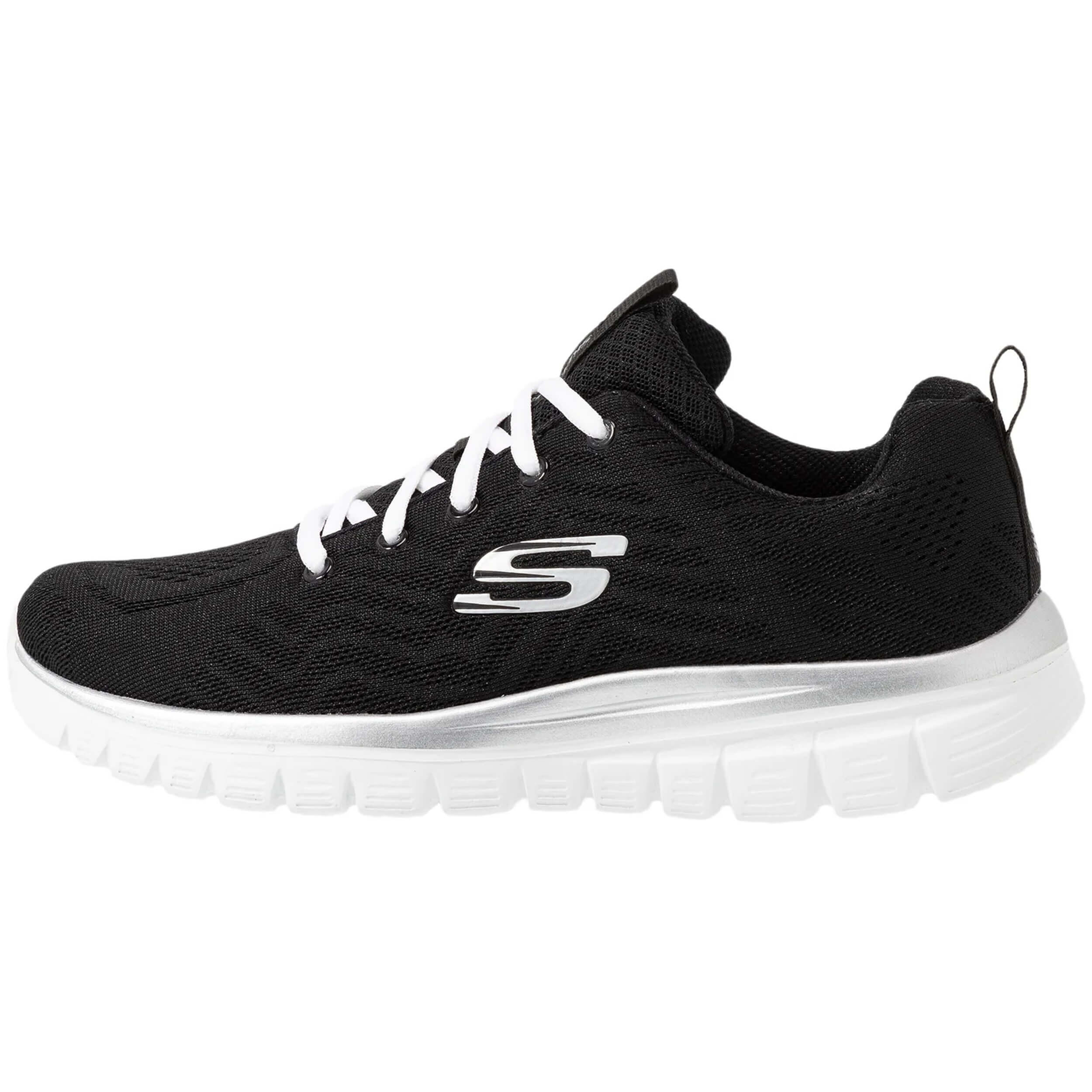 Baskets Skechers modèle 12615-BKW pour femmes 2/7