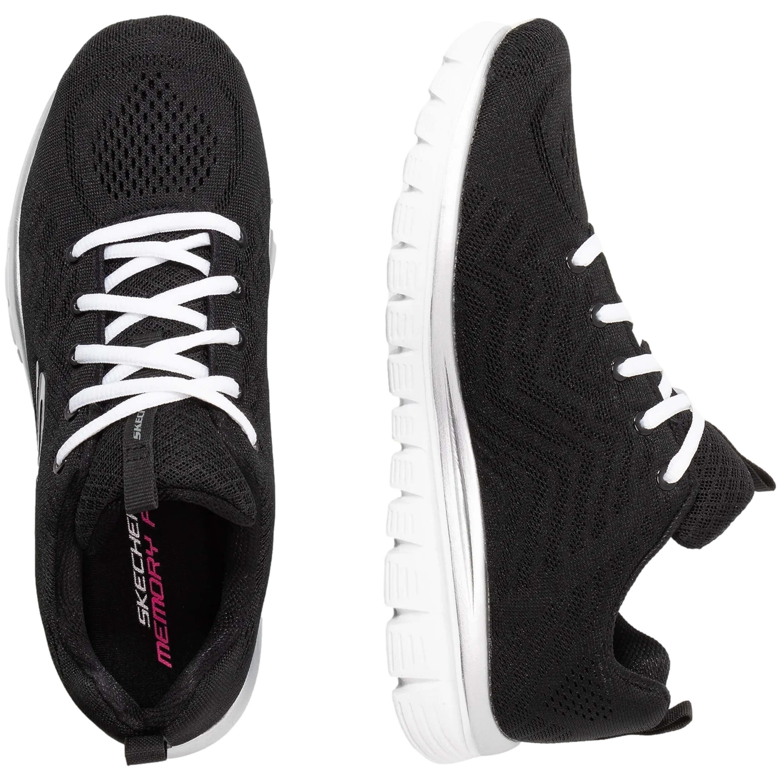 Baskets Skechers modèle 12615-BKW pour femmes 4/7