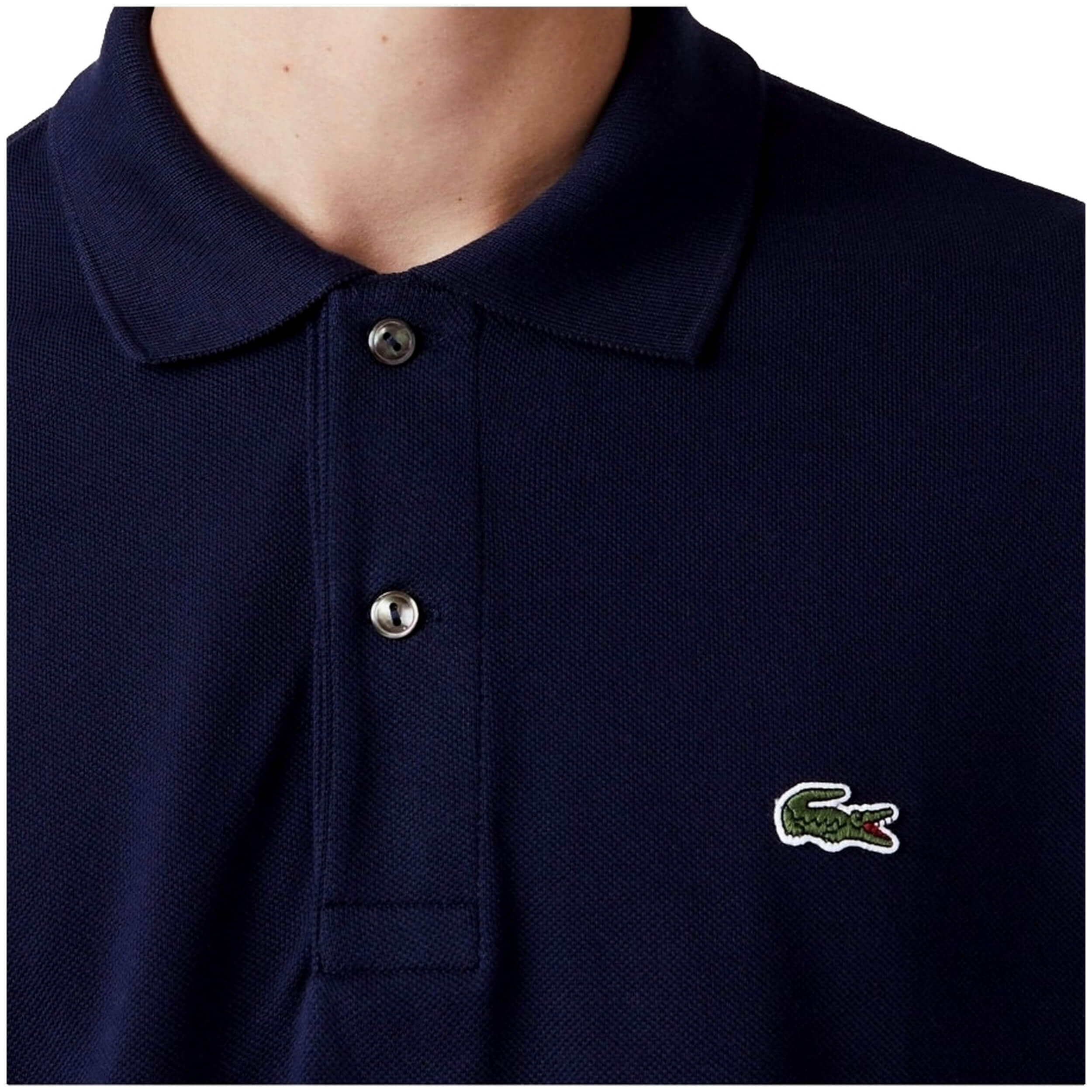 Lacoste Model L1212 Short Sleeved Ribbed Collar S Kolor Niebieski 4/7