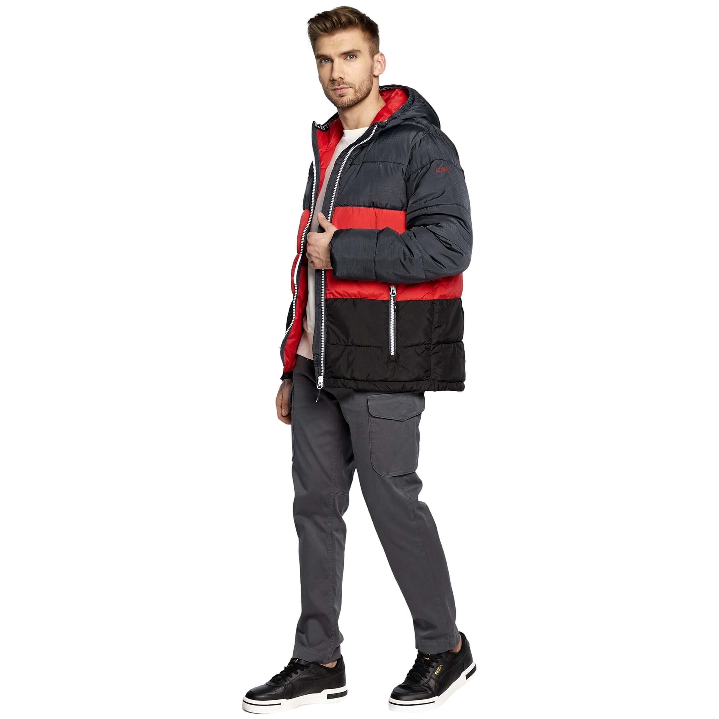 CMP Herren Winterjacke Unlimitech Ripstop Fix Hood Jacket 32Z2957 2/8