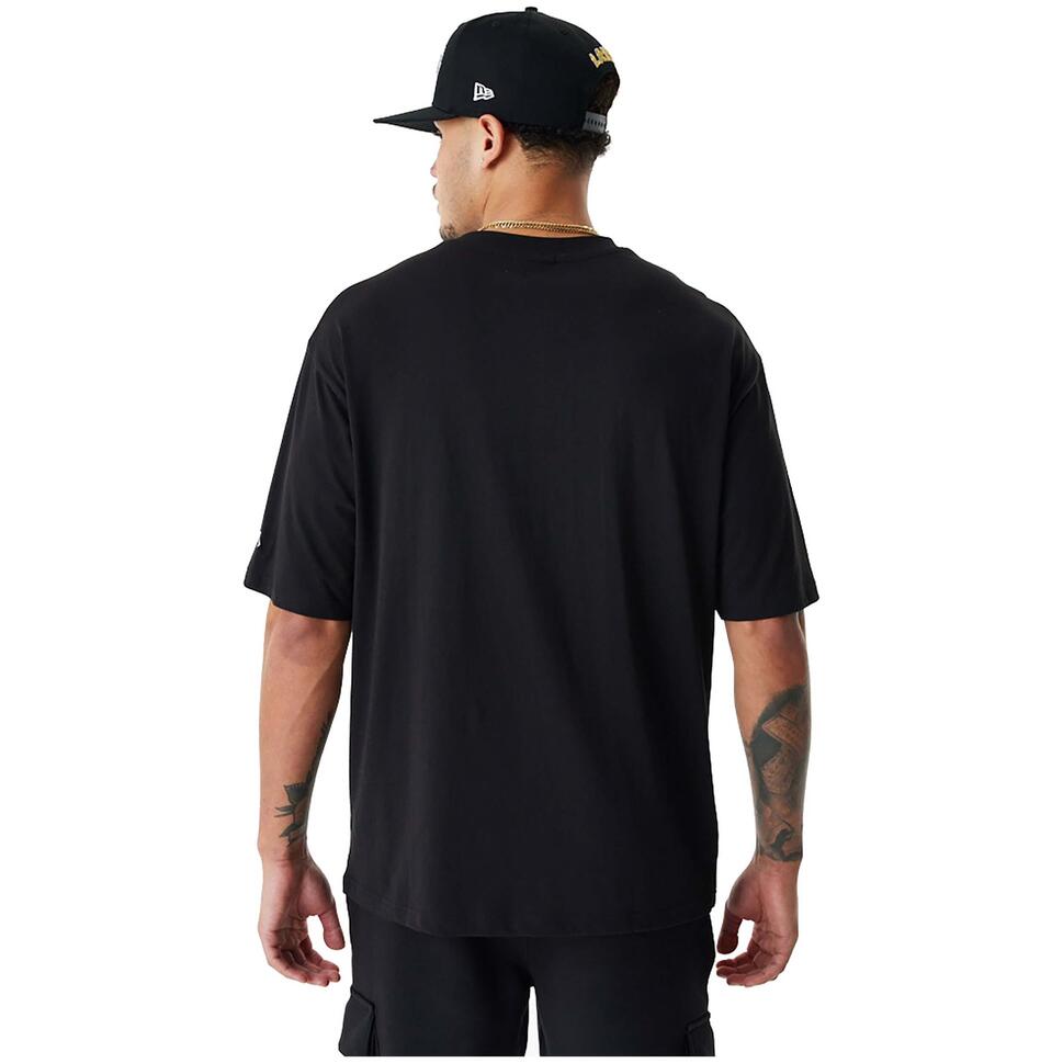 Koszulka męska New Era Team Script OS Tee Los Angeles Lakers