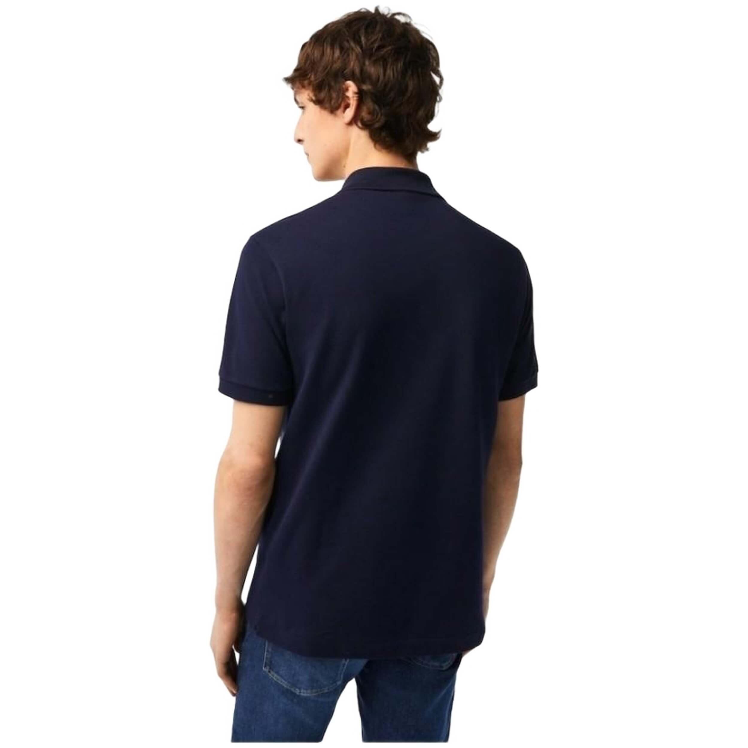 Lacoste Model L1212 Short Sleeved Ribbed Collar S Kolor Niebieski 2/7