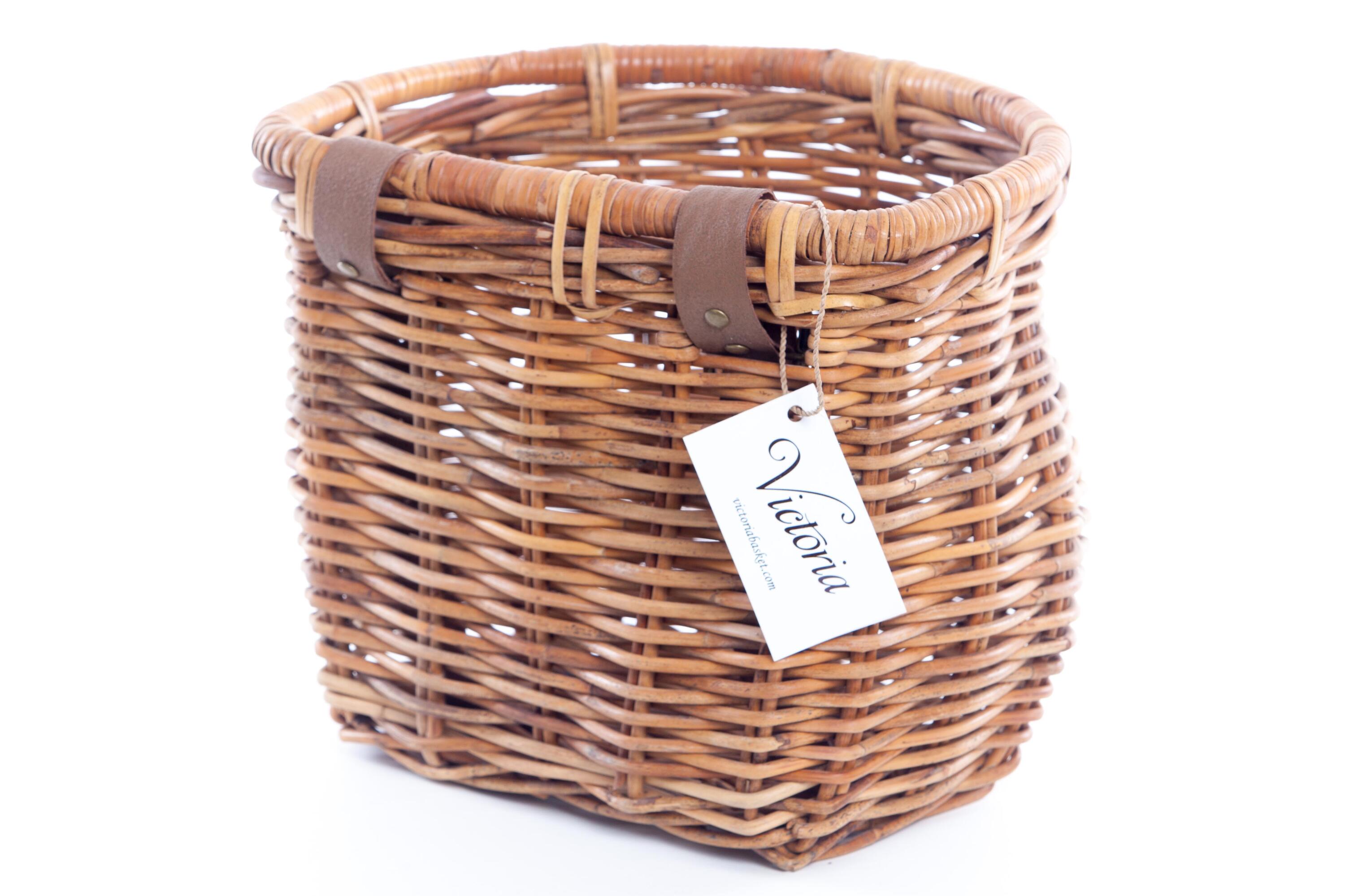 Victoria Classic Bicycle Basket, colore miele - piccolo 2/4
