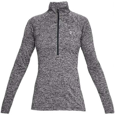 Pullover sweat fleece under armour w tech twist ½ zip zwart