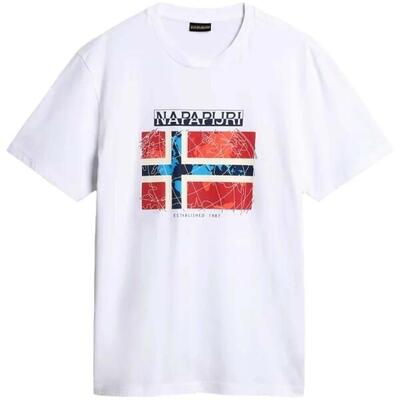 T-shirt met korte mouwen napapijri model np0a4gztr051 voor mannen