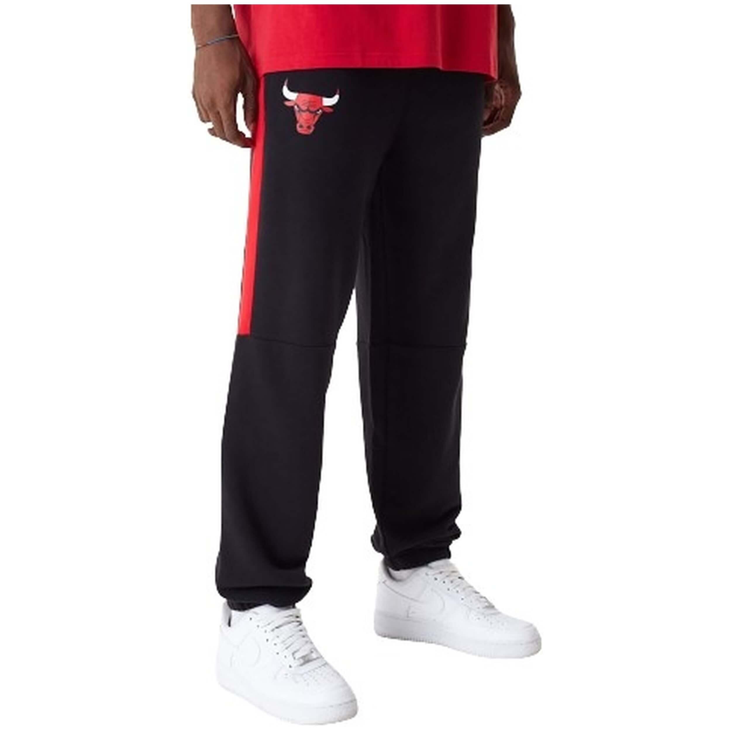 Pantalon largo New era NBA Farbe Block Jogger Chibul para hombre 2/5