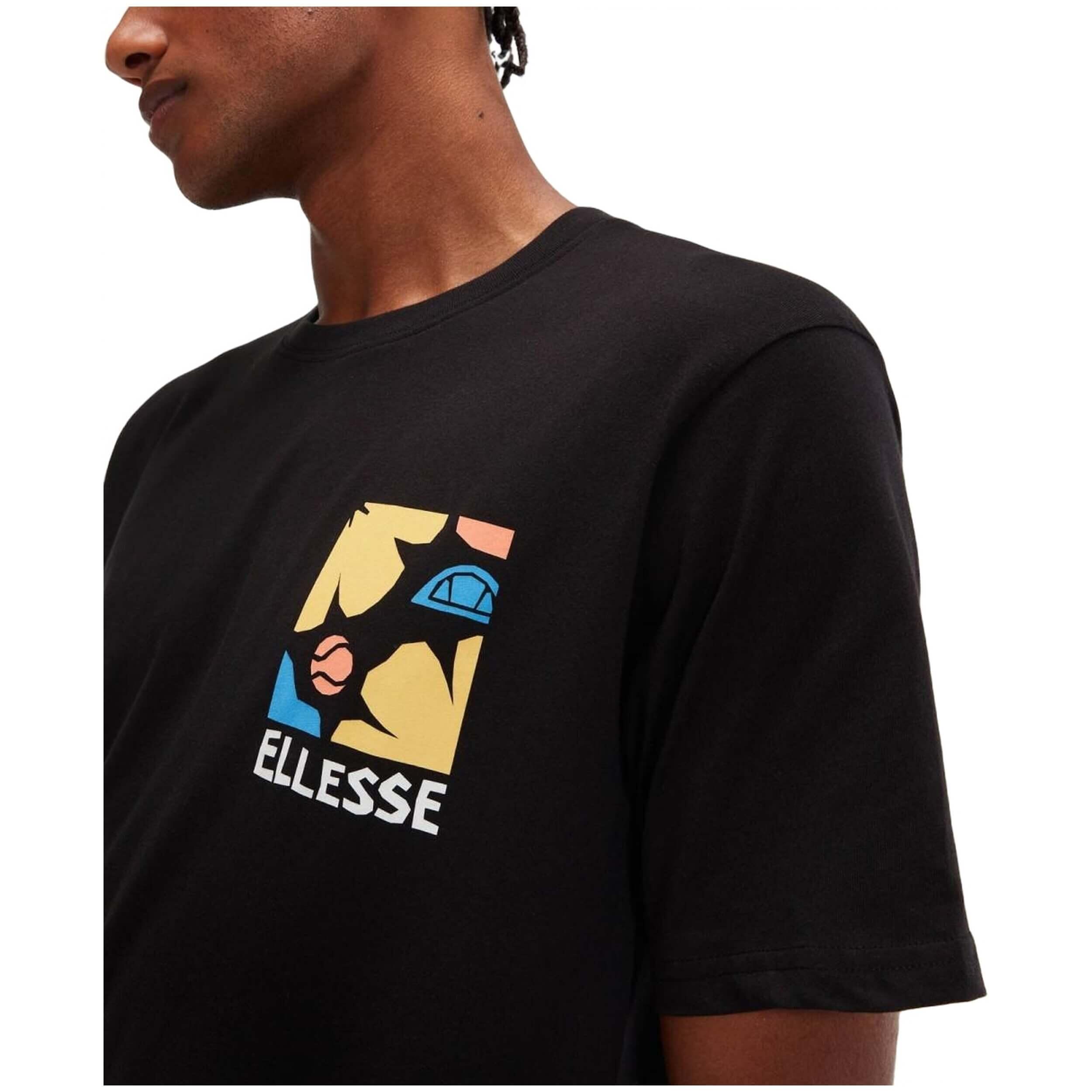 Maglia a maniche corte Ellesse modello SHV20023-BLACK per uomini 4/5