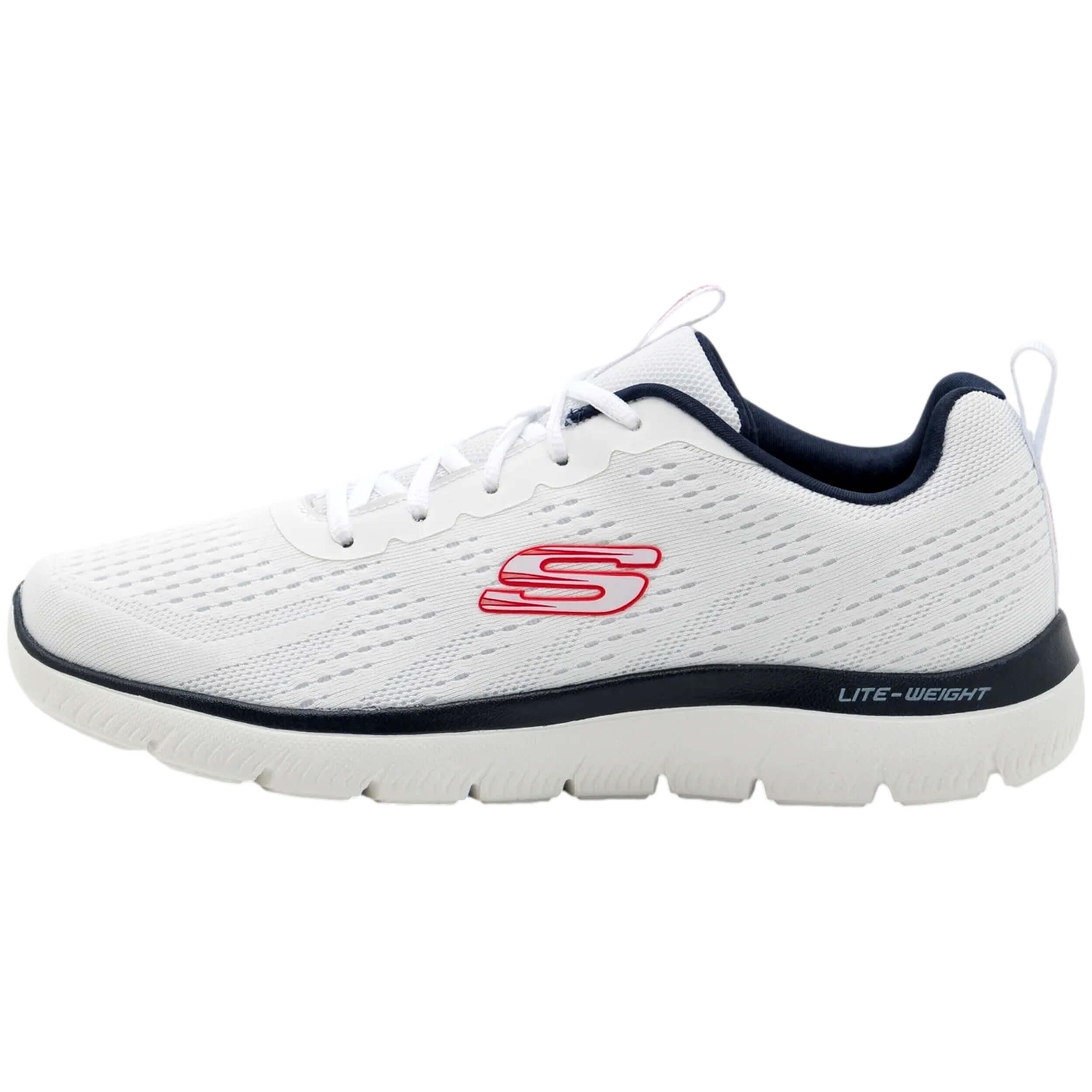 Skechers - Baskets Skechers Modèle 232395-wnv Pour Homme - Chaussures De Sport - Blanc|bleu - Decathlon