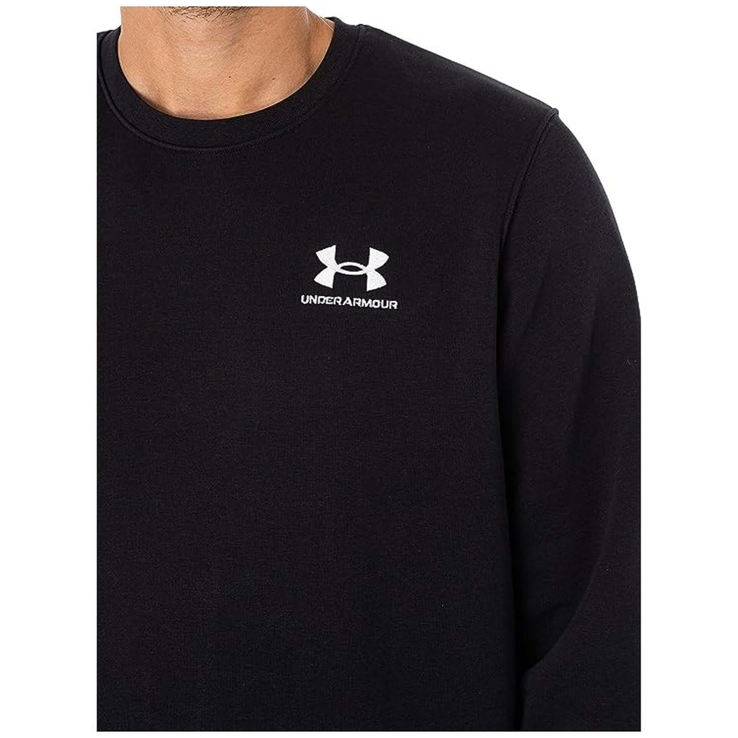 Under Armour Essential fleece herensweater met ronde hals 5/6