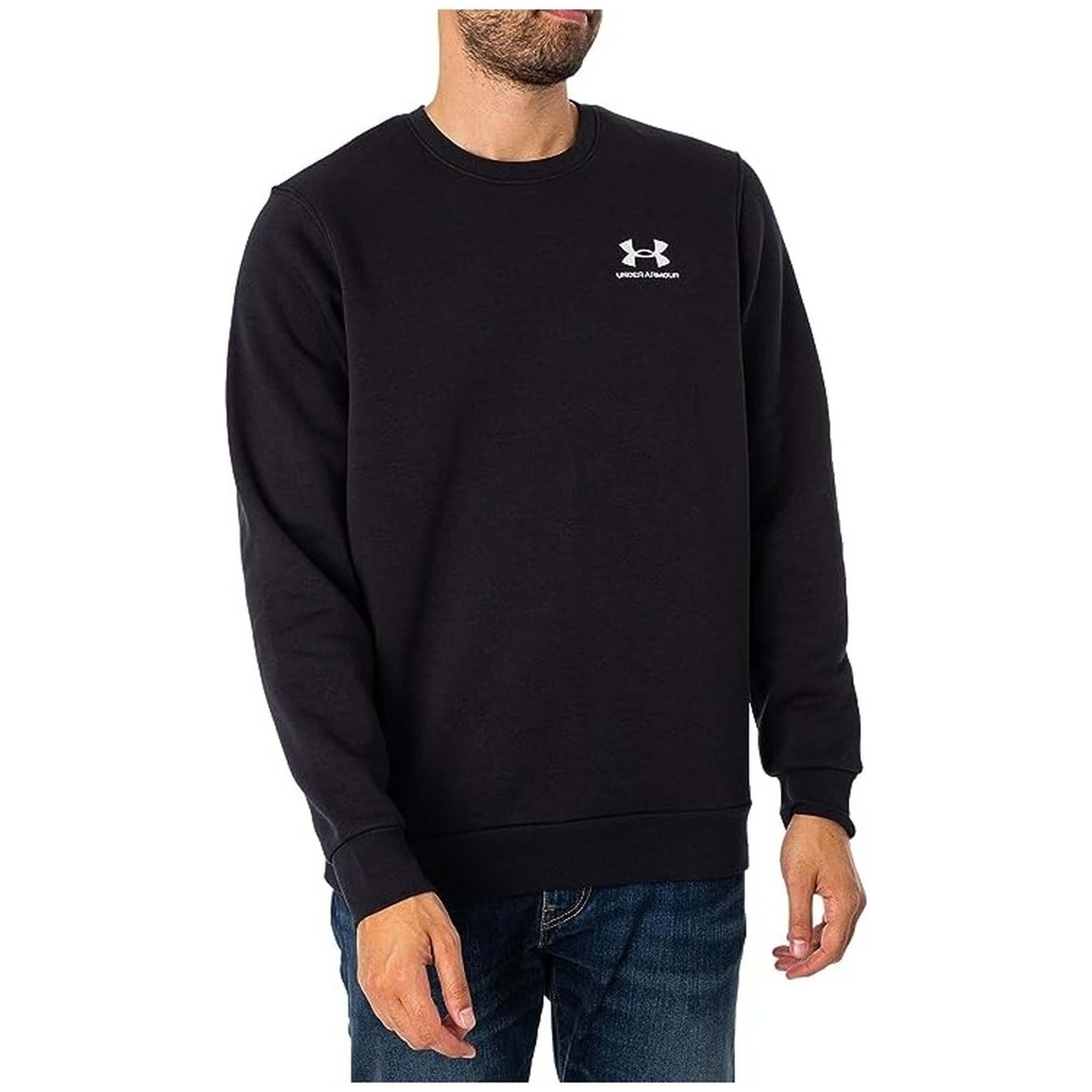 Under Armour Essential fleece herensweater met ronde hals 3/6