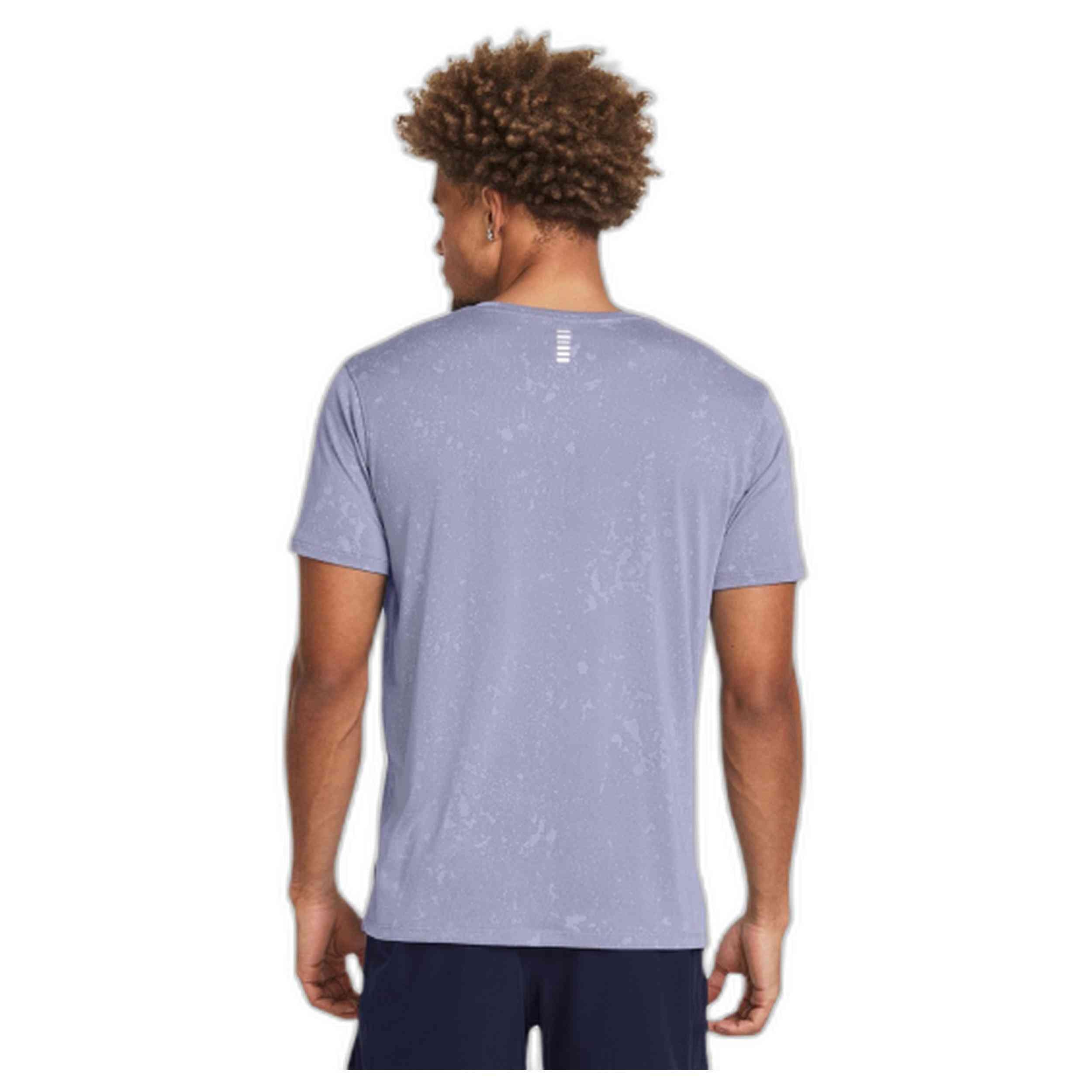 Maglia a maniche corte Under armour LAUNCH SPLATTER per uomini 4/4
