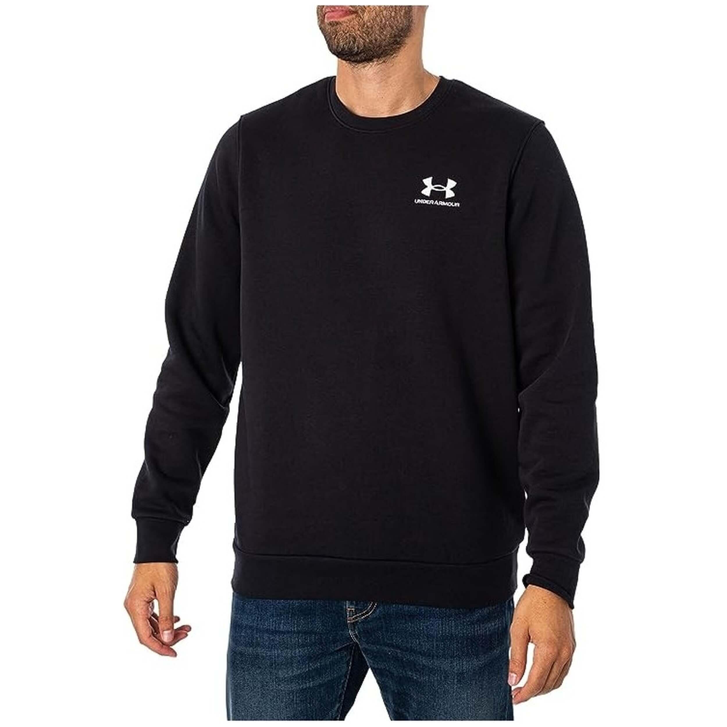 Under Armour Essential fleece herensweater met ronde hals 2/6